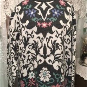 Vintage 80’s Oversize Acrylic Sweater Sz L NWT